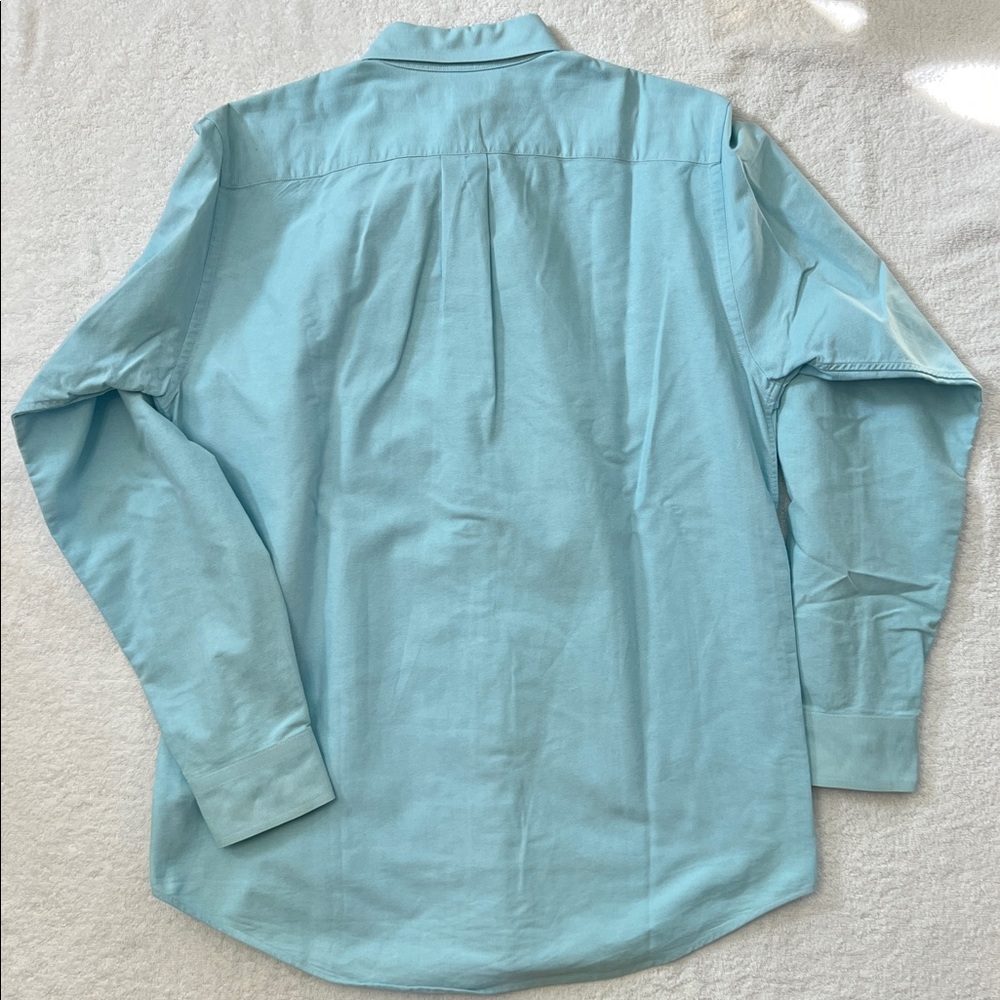 Ralph Lauren Boy’s Aqua Button Down Shirt, Size XL (18-20) - Picture 7 of 8